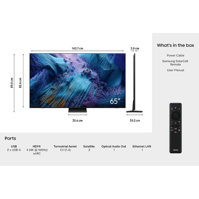 Samsung 75 Inch Micro RGB 4K Vision AI TV | MRE75R95HATXXN