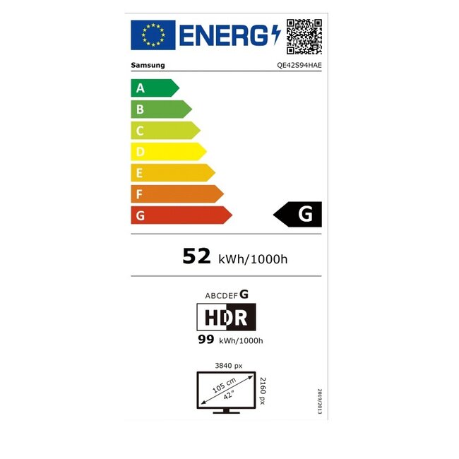 Samsung 42 Inch OLED 4K Vision AI Smart TV – QE42S94HAEXXN