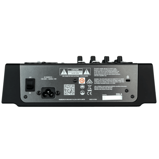 A&H - ZEDi-8 -  Live + USB Recording Mixer