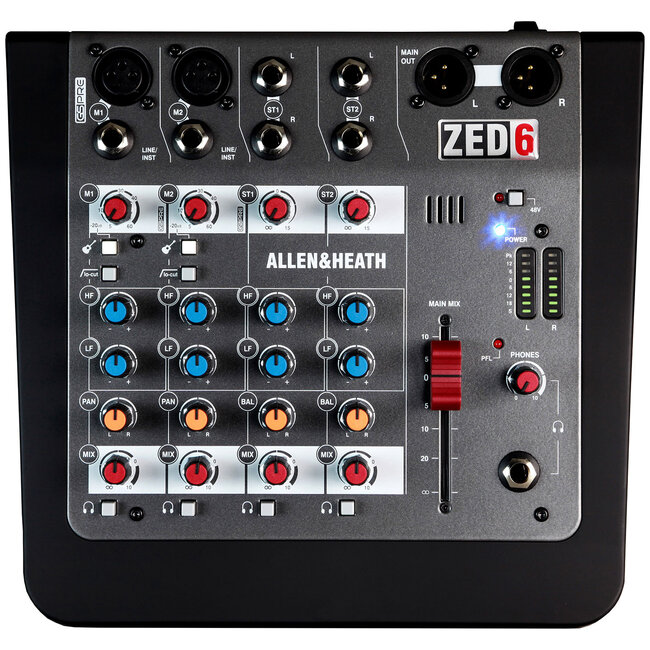 A&H - ZED-6  6-Channel Live Mixer