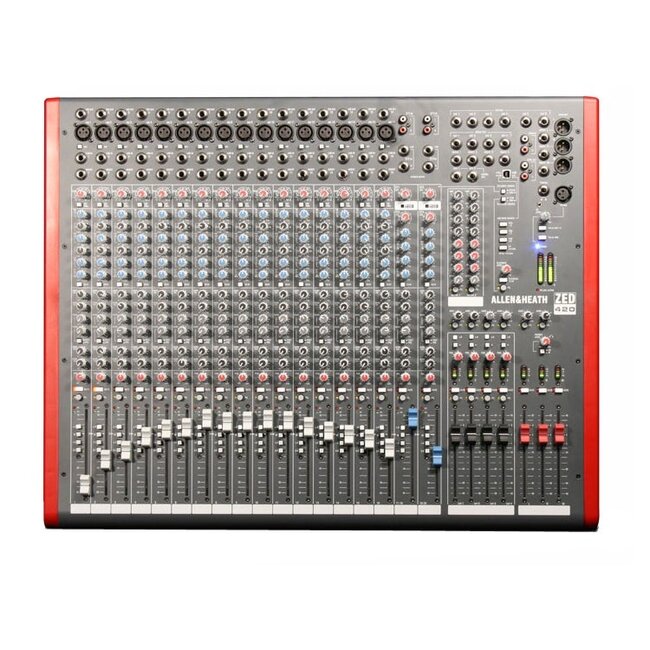 A&H - ZED-420 4 Bus, 16 Mono Input, 2 Dual Stereo, 6 Aux with USB