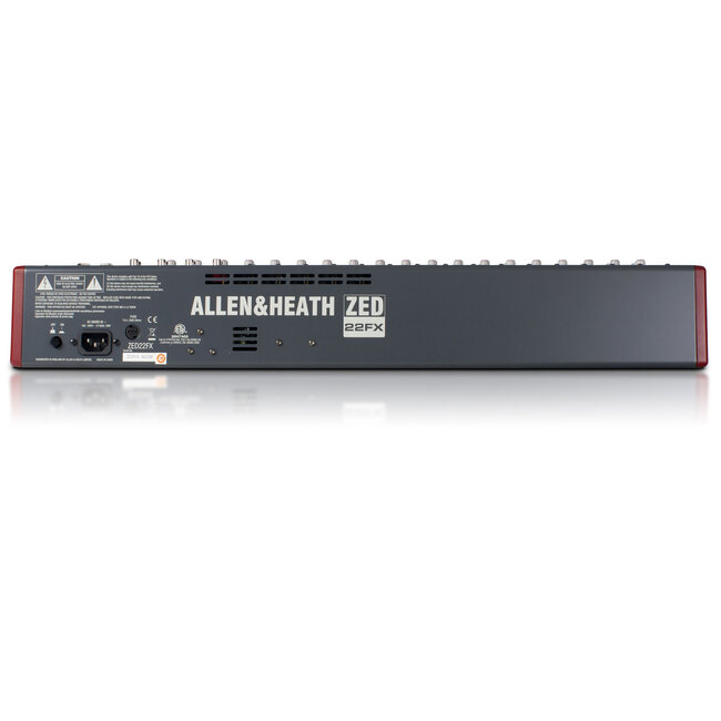 A&H - ZED-22FX 16 Mic/Line Inputs, 3 Stereo Sources, USB, FX
