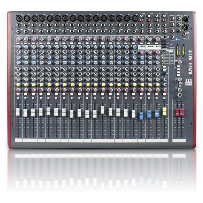 A&H - ZED-22FX 16 Mic/Line Inputs, 3 Stereo Sources, USB, FX