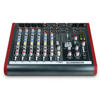Allen & Heath ZED-10FX 4 Mic/Line Inputs, 2 Stereos, USB, FX