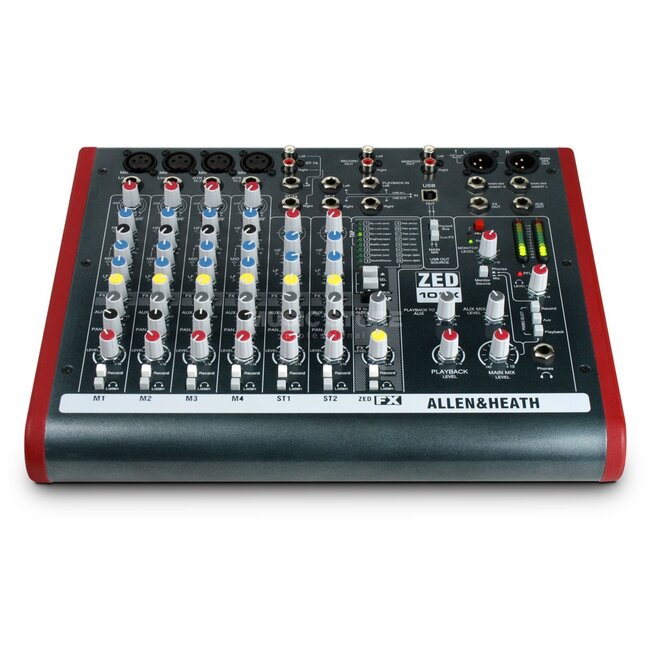 A&H - ZED-10FX 4 Mic/Line Inputs, 2 Stereos, USB, FX