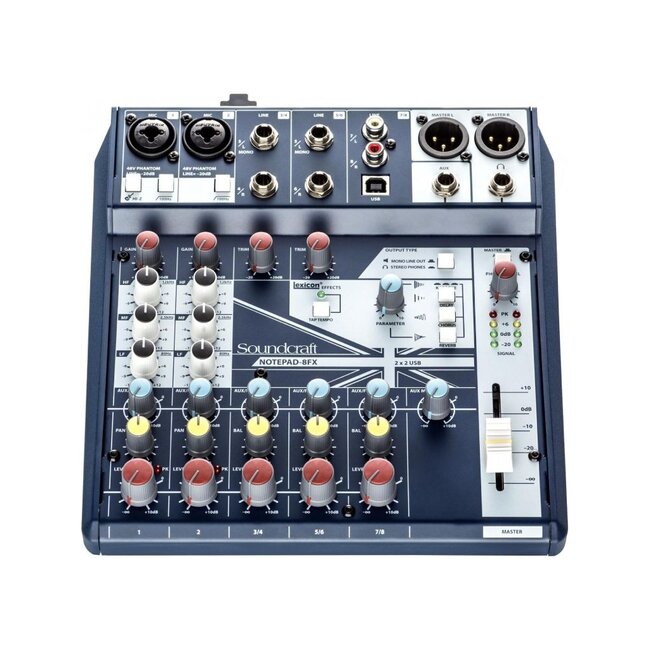 SOUNDCRAFT - NOTEPAD-8FX