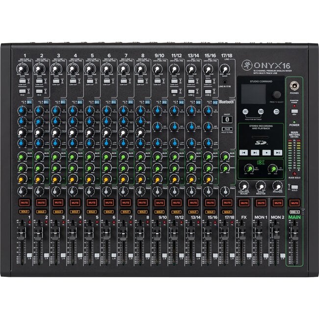 Mackie Onyx16 Analoge 16-kanaals USB Mengtafel