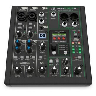 Mackie ProFX6v3+ 6-kanaals Analoge USB-C Mengtafel