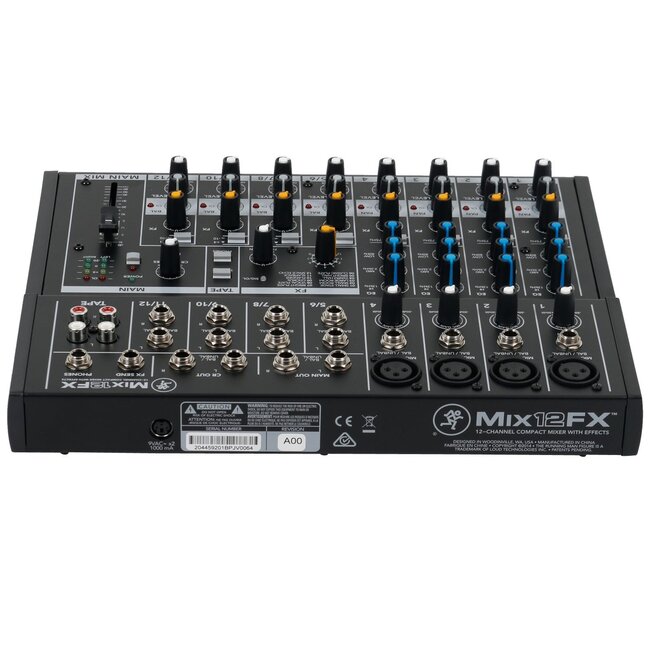 MACKIE - SMK MIX12FX MENGTAFELS ANALOOG MIX 12 KANALEN, 18 INPUTS + EFFECTS