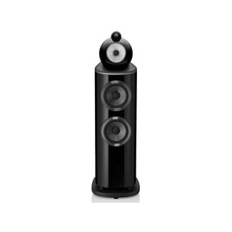 Bowers & Wilkins 803 D4 vloerstaande speaker zwart hoogglans (PER PAAR)