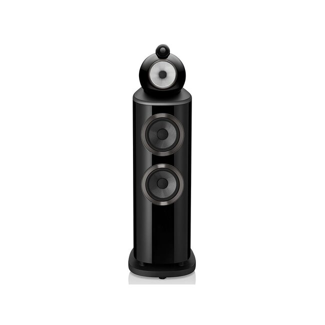 Bowers & Wilkins 803 D4 vloerstaande speaker zwart hoogglans (PER PAAR)