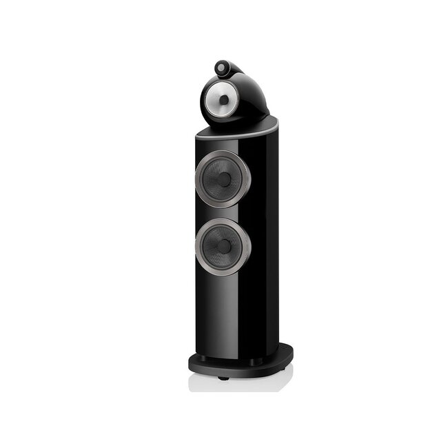 Bowers & Wilkins 803 D4 vloerstaande speaker zwart hoogglans (PER PAAR)