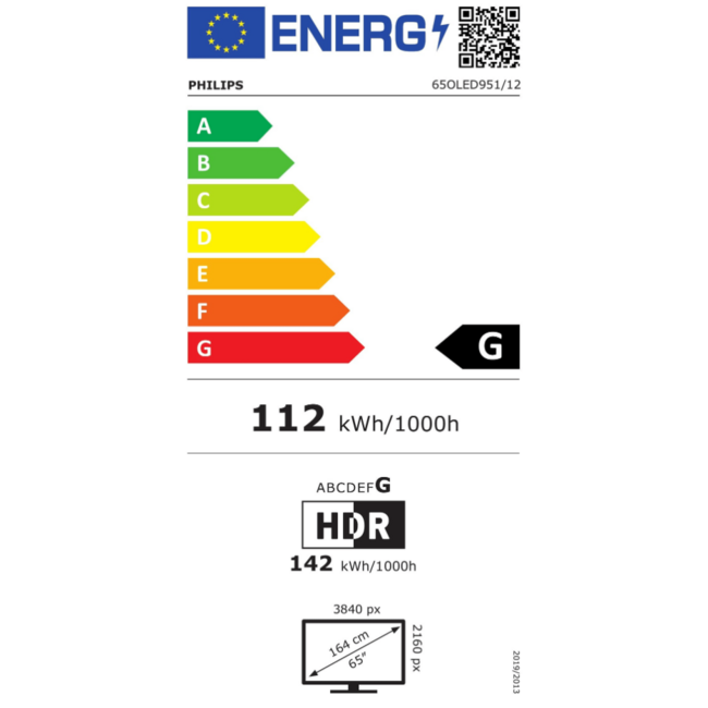 Philips 65OLED951/12 OLED 4K Ambilight TV