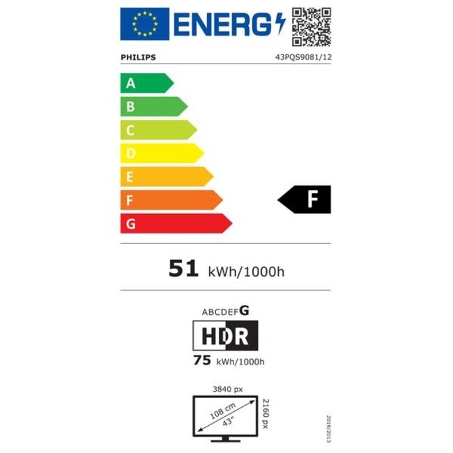 Philips 43PQS9081/12 – 43 inch QLED 4K Ambilight Smart TV