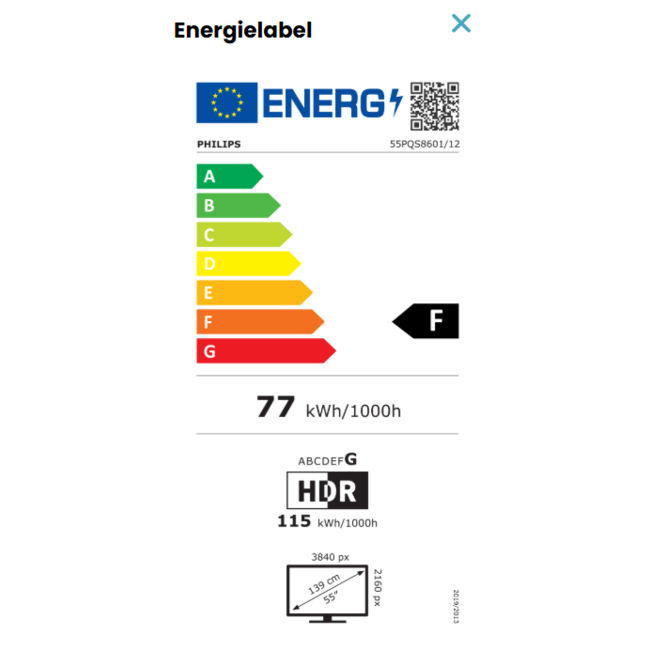 Philips 55PQS8601/12 – 55 inch QLED 4K Ambilight Smart TV