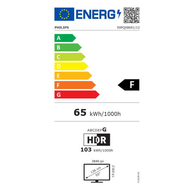 Philips 50PQS8601/12 – 50 inch QLED 4K Ambilight Smart TV