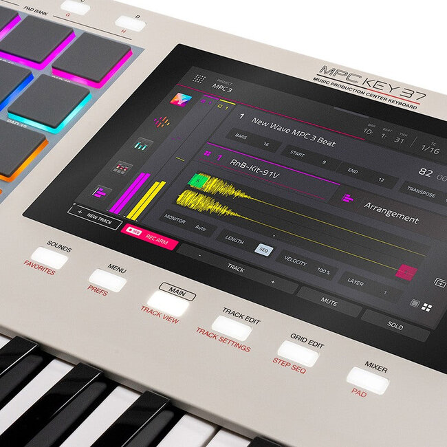 AKAI PROFESSIONAL - MPC Key 37  GEN 2 standalone MPC synthesizer keyboard