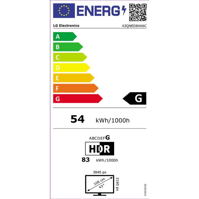 Tweedekans LG 43QNED84A6C QNED 4K Smart TV