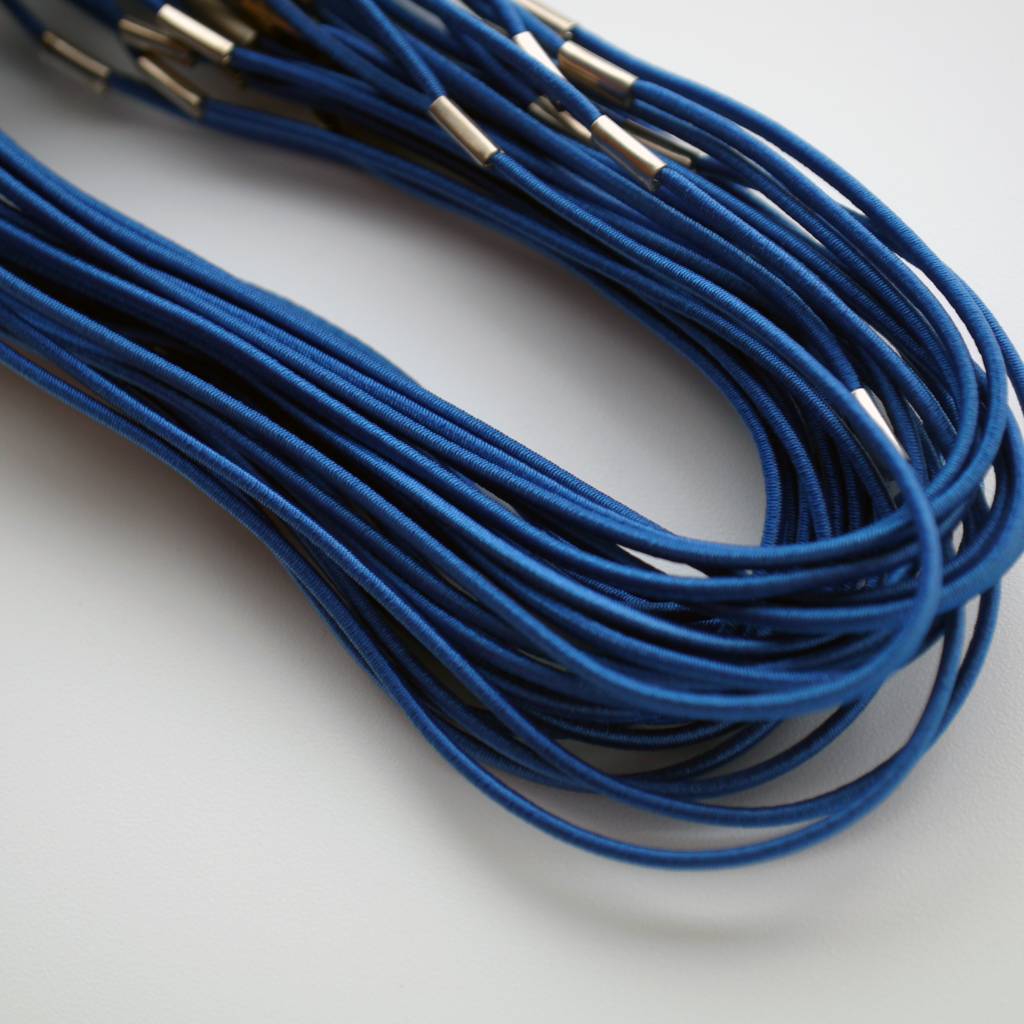 Elastischen Schnur, Blau