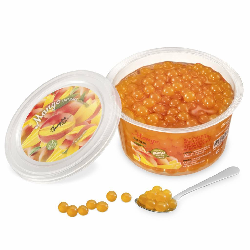 450gr cups Fruit pearls Mango Inspire Food Company