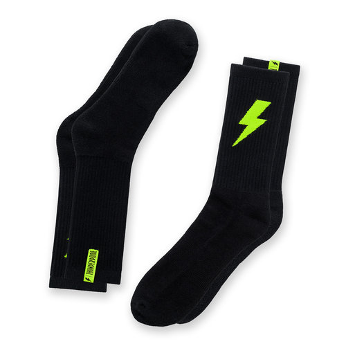 Thunderdome Thunderdome sock 2-pack black/fluor green