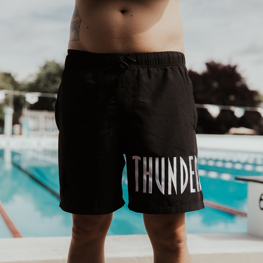 Thunderdome swimshort black/white
