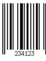 Simple barcode UPC-E