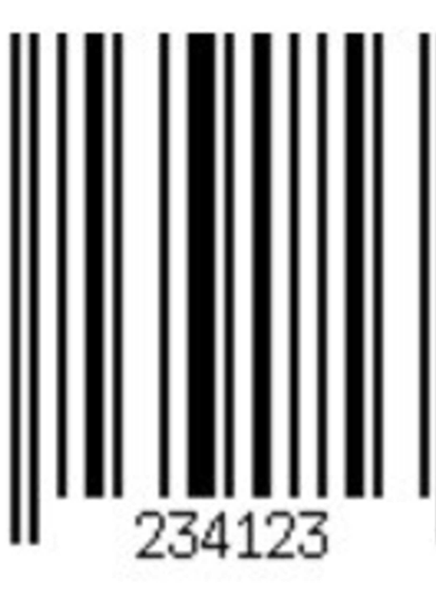 Simple barcode UPC-E