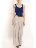 JMango360 Beige wide leg pants