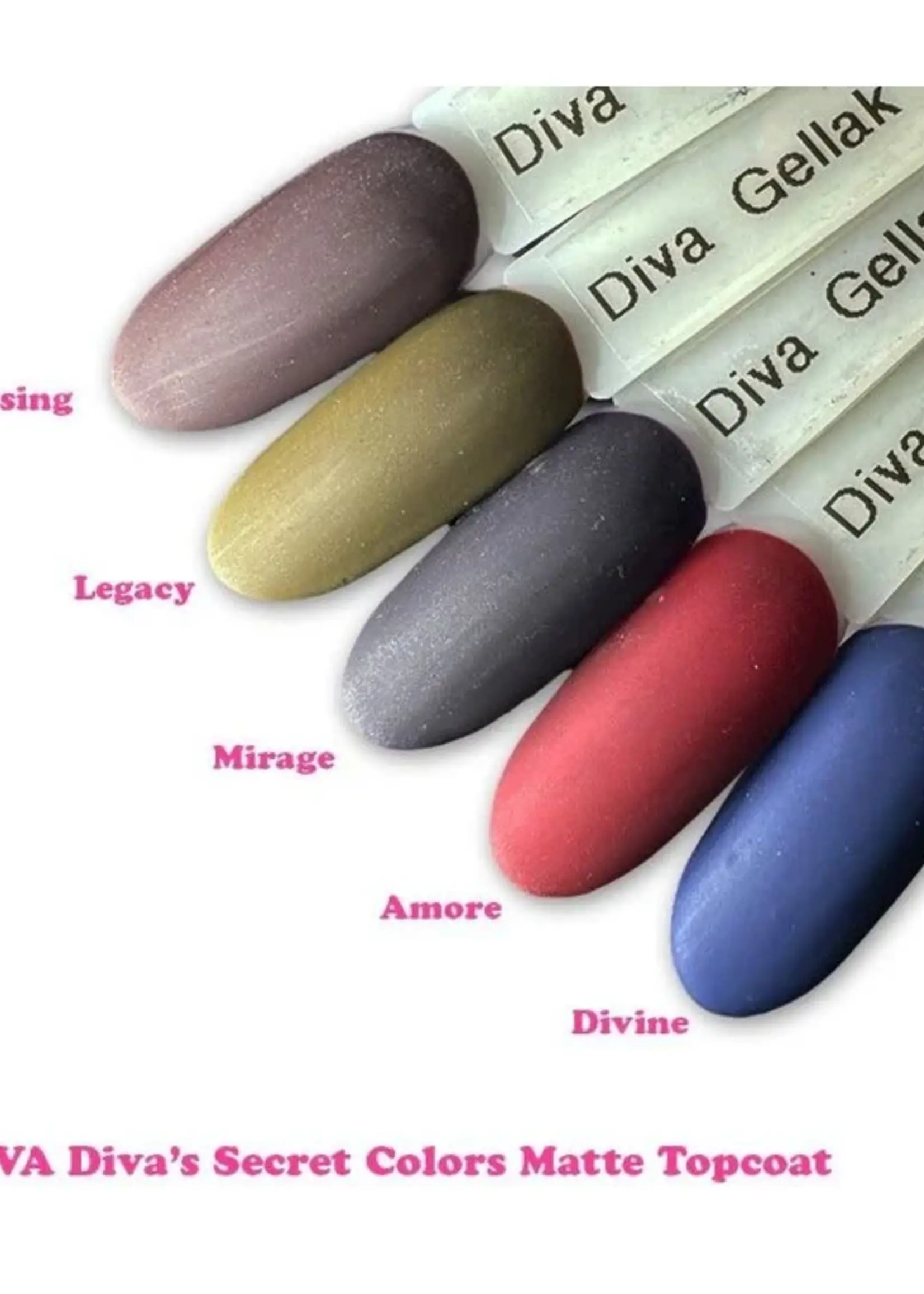 JMango360 Set Gellak Diva's Secret Colors 5 st. 10 ml.
