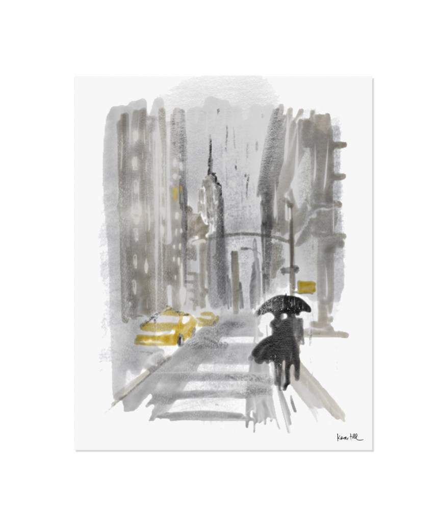 New York Rain - unframed