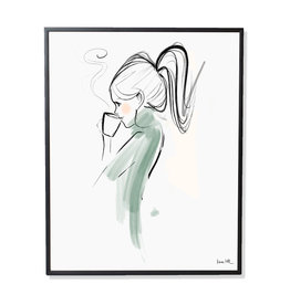 Art print Morning Coffee 2 - framed