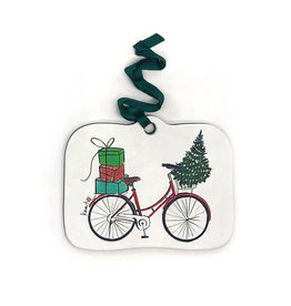 Weihnachtsanhänger X-mas - Fahrrad