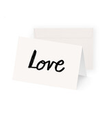 Greeting card Love (Letters)