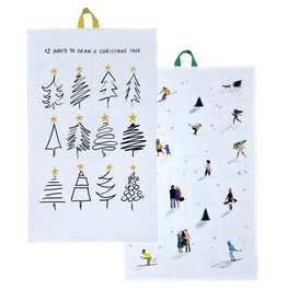 Tea towel set Christmas