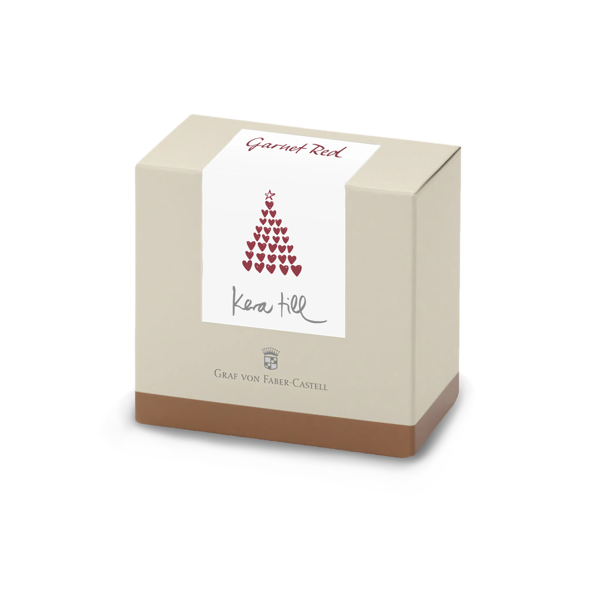 Graf von Faber-Castell x Kera Till Christmas Tintenglas Garnet red