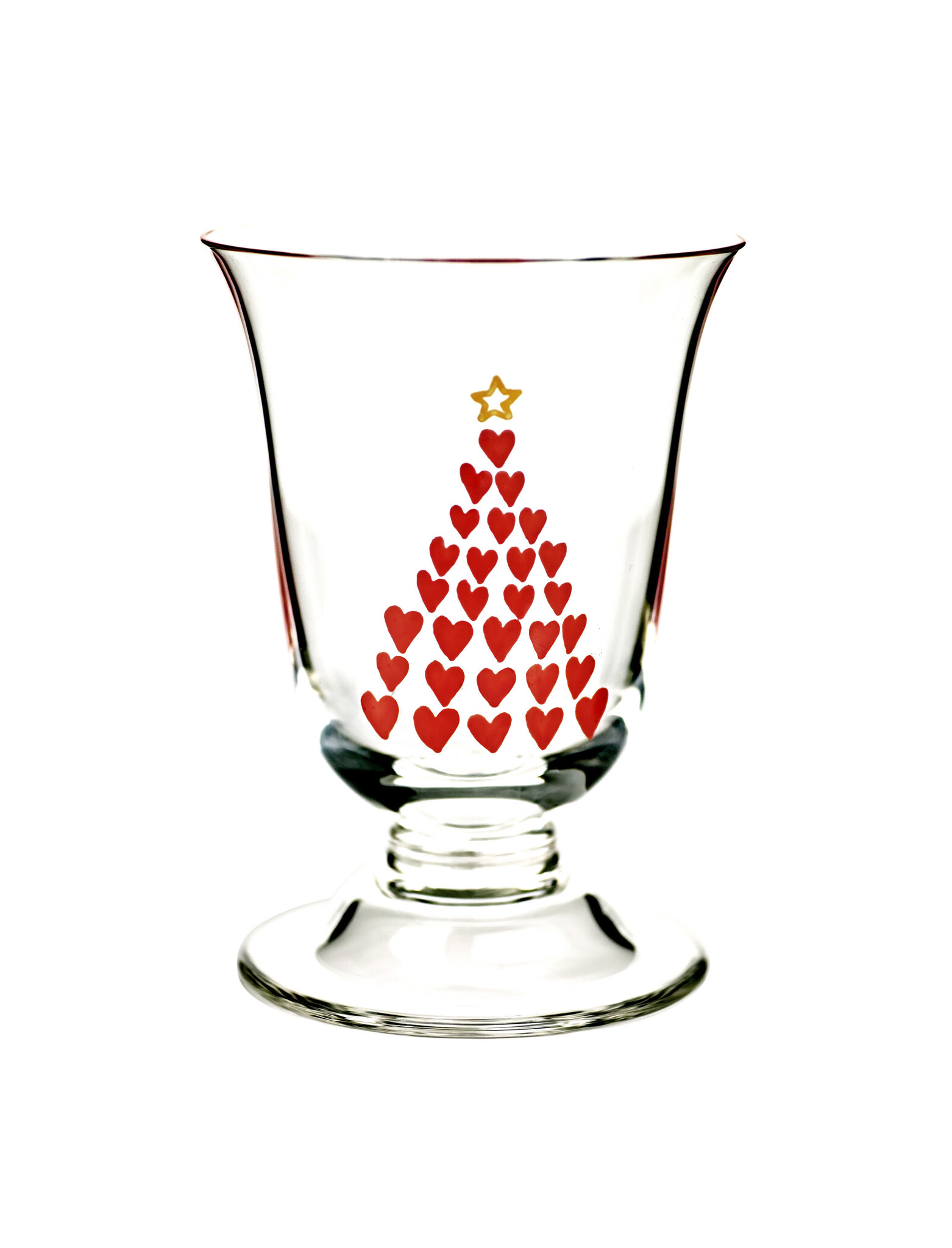 THERESIENTHAL X KERA TILL CRYSTAL GLASS - HEARTS