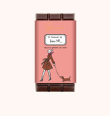 Geschenk Schokolade Haselnuss Krokant - Beauty with dachshound