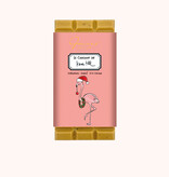 Gift Chocolate Christmas Flamingo - Caramel-Sablé