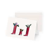 Christmas card Red Boots