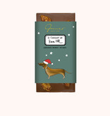 Weihnachtsschokolade - Christmas Dog - Gebrannte Mandeln, 40%