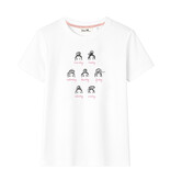 T-shirt WEEK OF BUNS, round neck, short sleeve, oversized, relaxed fit, front print