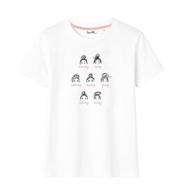 T-shirt WEEK OF BUNS, round neck, short sleeve, oversized, relaxed fit, front print