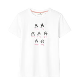 T-shirt WEEK OF BUNS, round neck, short sleeves, oversized, casual cut, front print