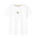 T-Shirt "KLEINER WEIHNACHTSDACKEL", rundhals, halbarm, oversized, lässiger Schnitt, Frontdruck