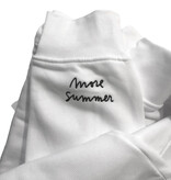 Hoodie COFFEE WALK, weiß, lässiger Schnitt, Frontdruck