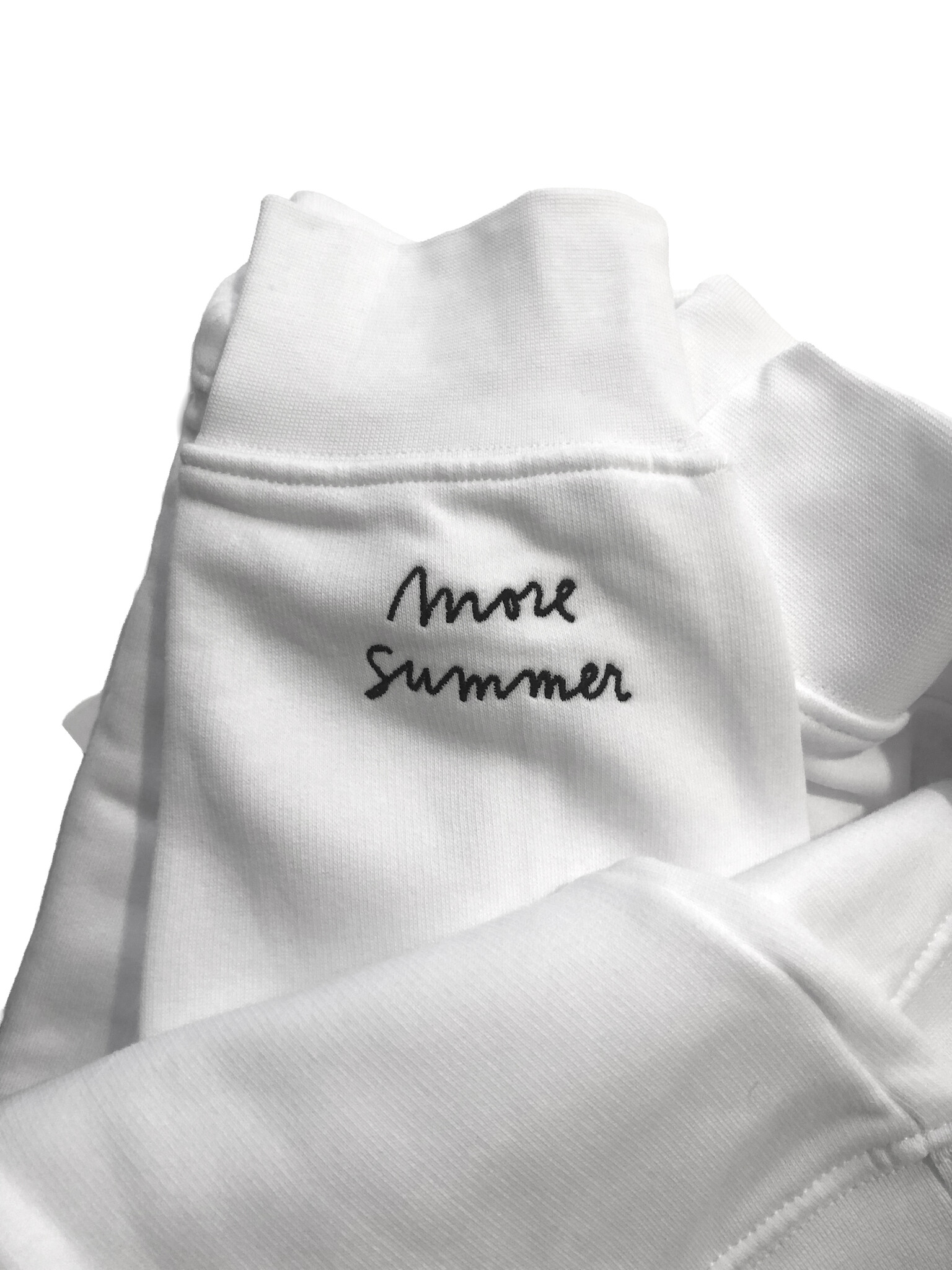 Hoodie COFFEE WALK, weiß, lässiger Schnitt, Frontdruck