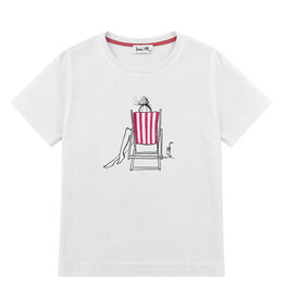 DO NOT DISTURB T-shirt, round neck, short sleeves, oversized, relaxed fit, front print