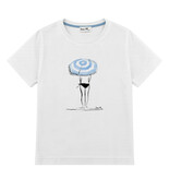 T-Shirt PARASOL, rundhals, halbarm, oversized, lässiger Schnitt, Frontdruck