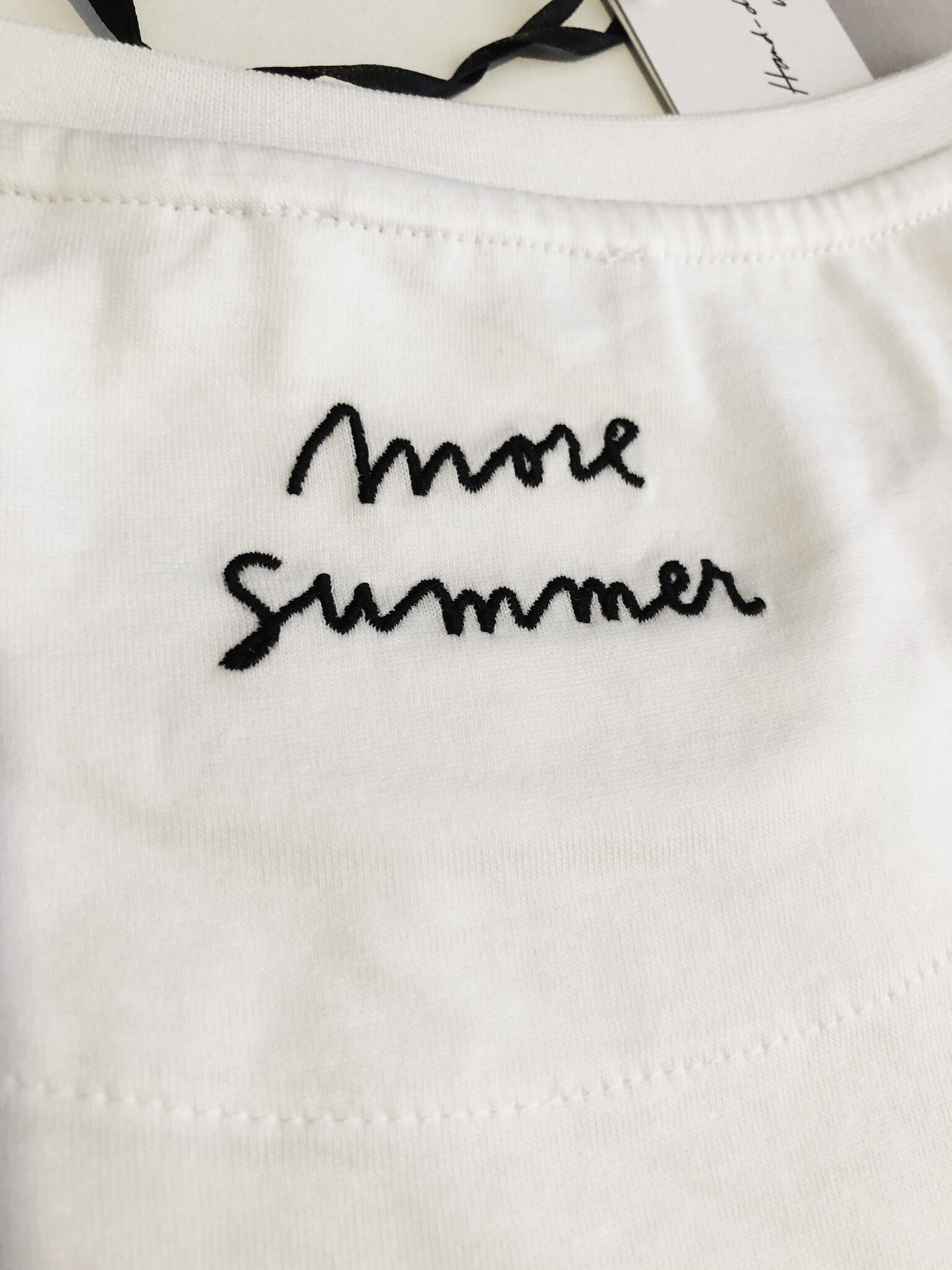 T-shirt MORE SUMMER, round neck, short sleeve, oversized, relaxed fit, front print